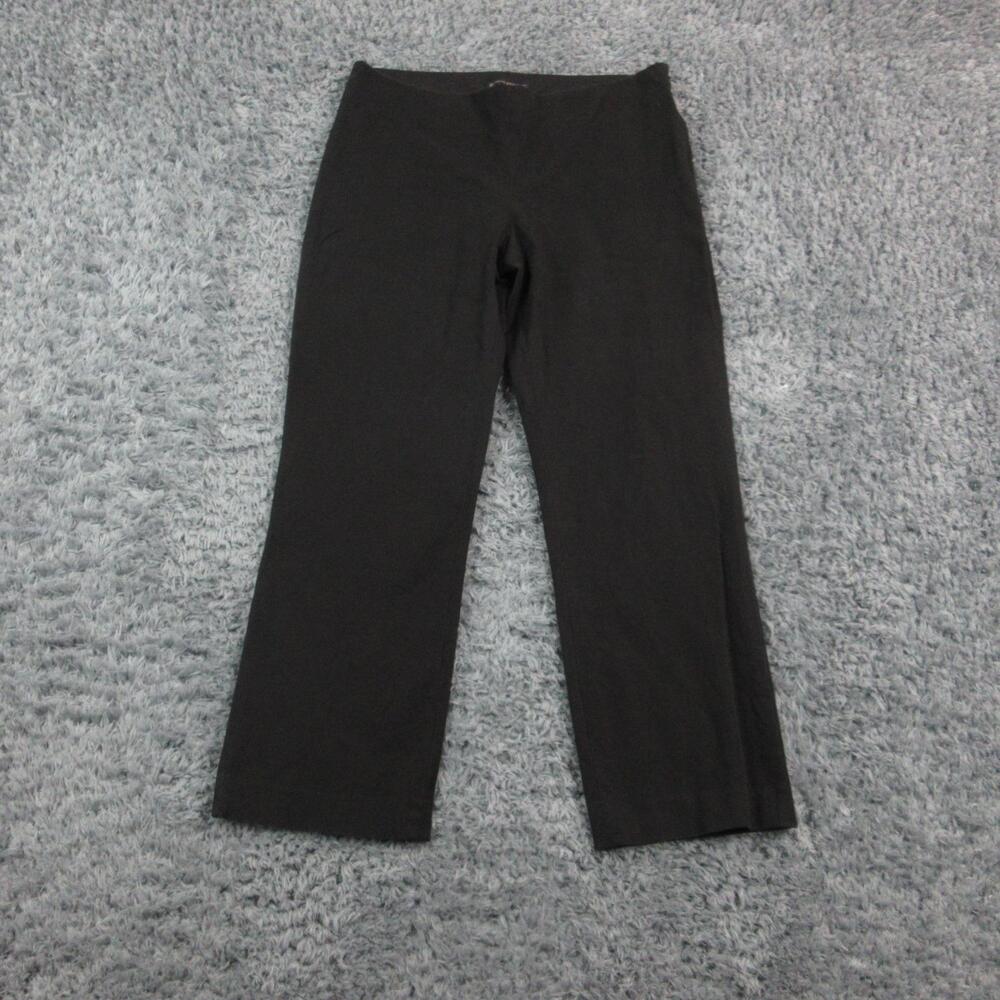 Banana Republic Pants Womens 10 Black Martin Fit Stretch Career Dress 32x25*
